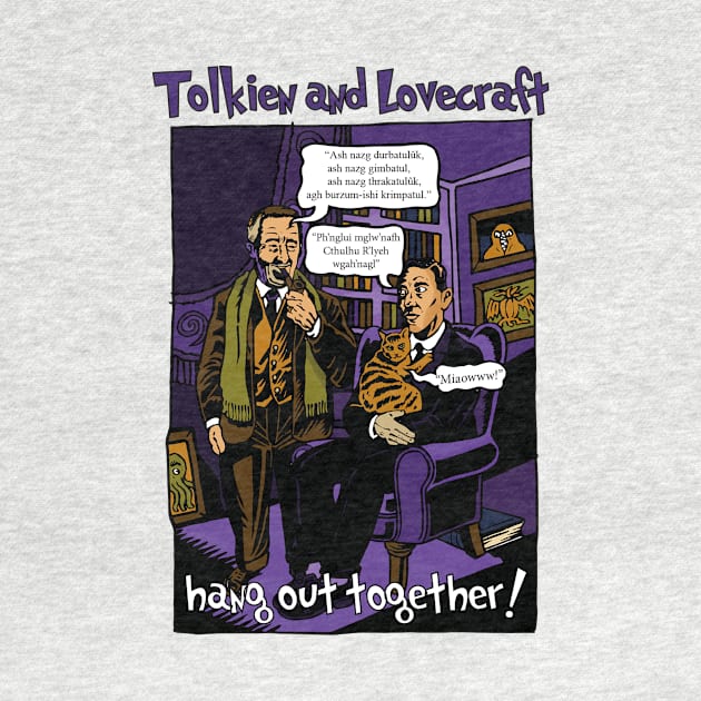 TOLKIEN AND LOVECRAFT by Armadillo Hat